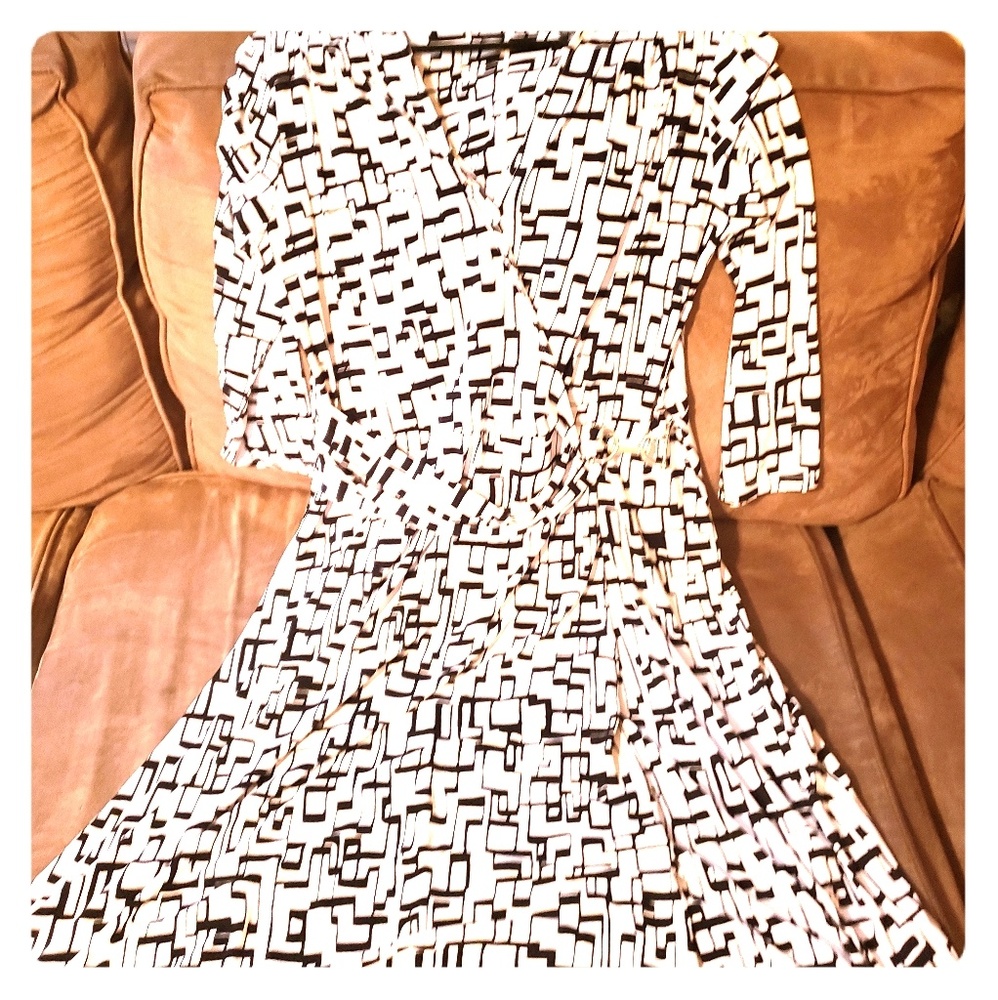 Black and white dress